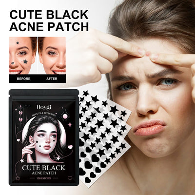 Cute Black Acne Cover Patch Reduces Spots